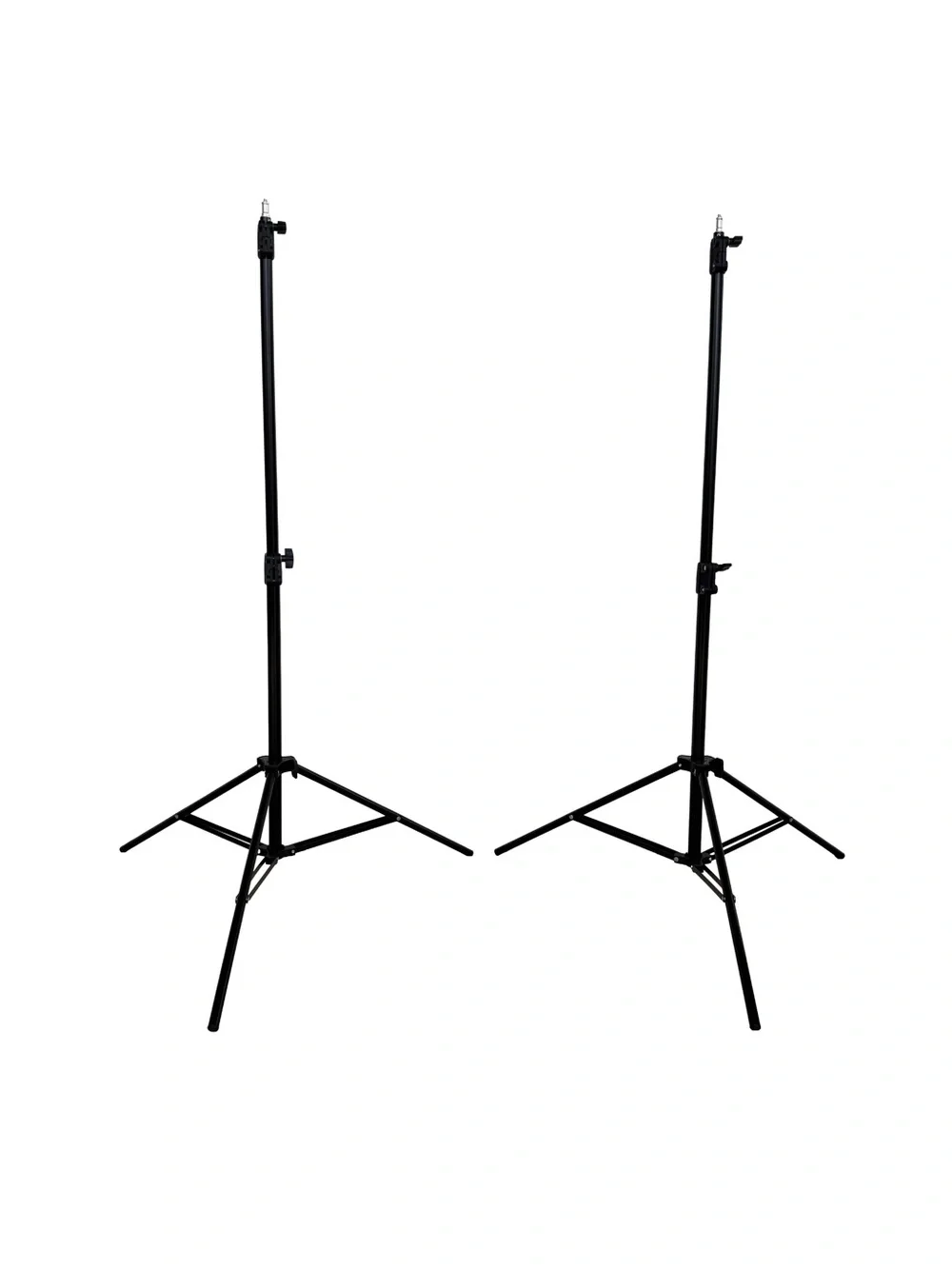 2 Pack Photography Tripod Light Stand 6.5 Ft Compact For Photo & Video Lights